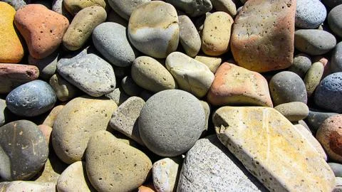 Colored Stones Stock Photos