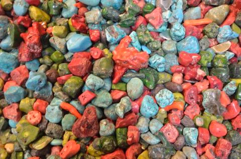 The colored stones Stock Photos