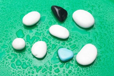 Colored stones Stock Photos