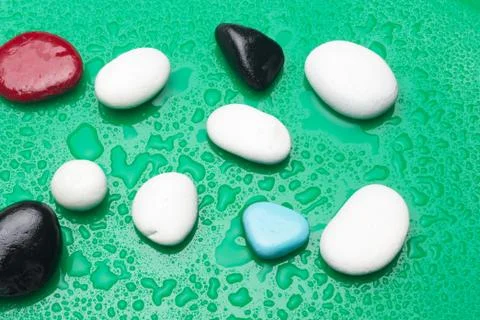 Colored stones Stock Photos