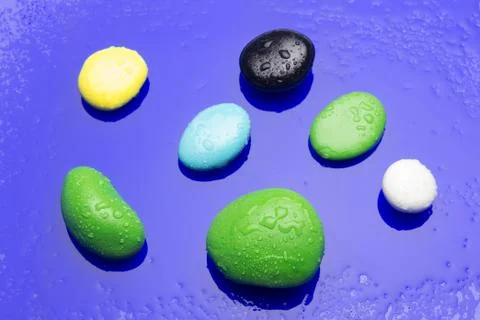 Colored stones Stock Photos