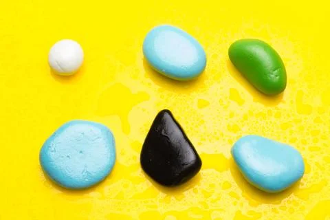 Colored stones Stock Photos