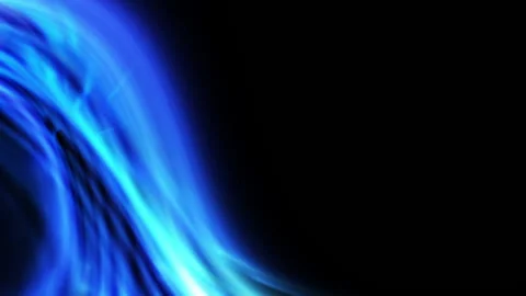 Colored strands changing with turning effect dark background Video stock 225744463