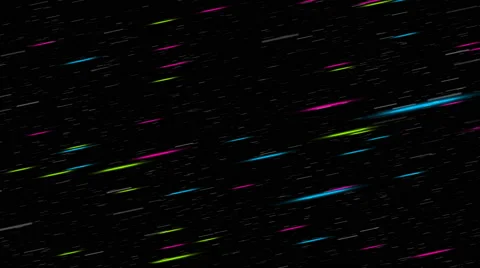 Colored streaks flying past camera - artistic background - in 4k and 1080p Vidéo 52457060