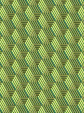 Colored striped boxes digital illustration on old scratched surface 3d render Stock Illustration