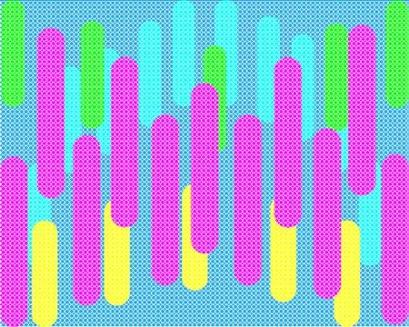 Colored stripes are Stylish elements for design. Vector, crossed lines abstra Stock Illustration