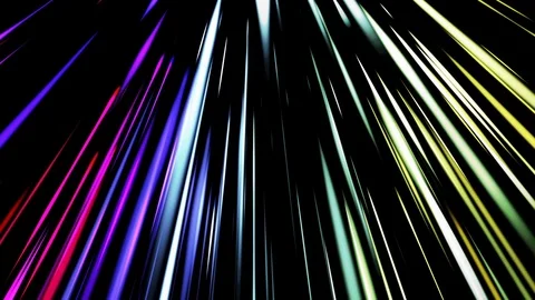 Colored strips directed towards the sky. seamless loop. Stock Footage 81261946