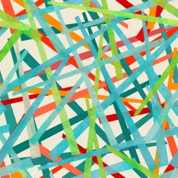 Colored strips seamless pattern Illustrazione stock