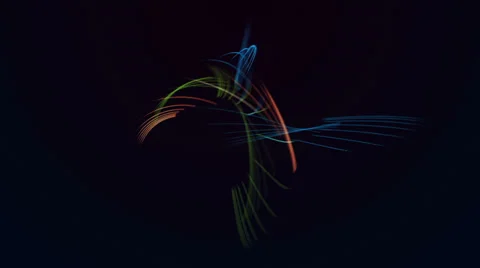 Colored strokes 動画素材 33876191