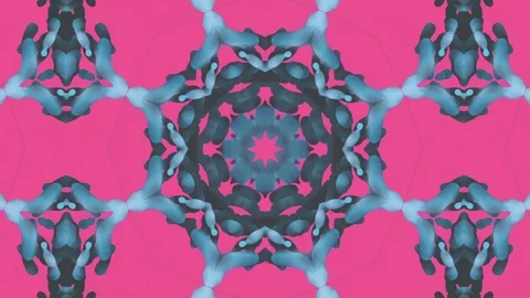 Colored Stylish kaleidoscope sequence patterns. Stock Footage 84906415