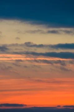 Colored sunset in Italy Stock Photos