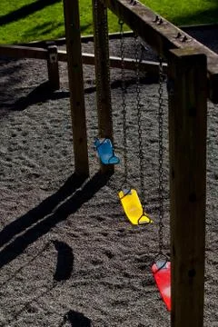 Colored Swings Stock Photos