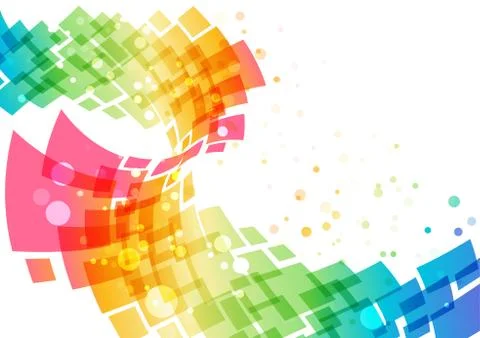 Colored tech background Stock Illustration