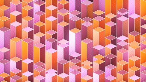 Colored template of invitation geometric motion graphic 3d render loop animation Video stock 119988360