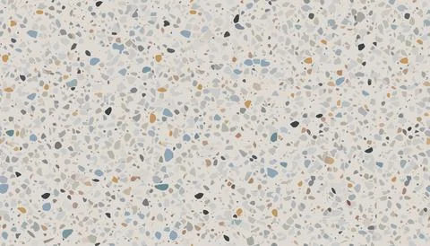 Colored terrazzo seamless pattern on elegant background. Seamless mosaic modern Stock Illustration