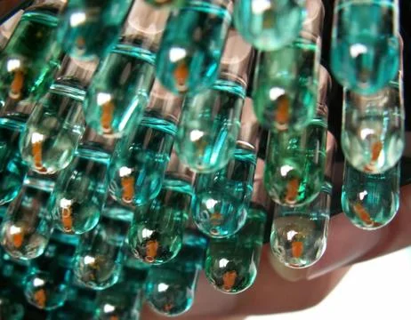 Colored test-cups Stock Photos