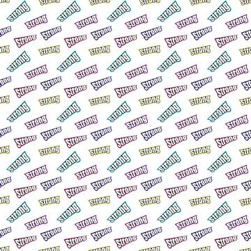 Colored text Stock Illustration