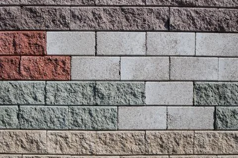 Colored texture of the facade of the building Fotos de archivo