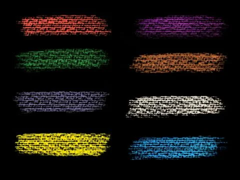 Colored textured banners Stock Illustration