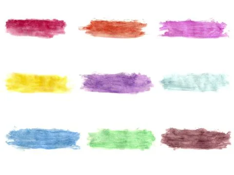 Colored textured banners Stock Illustration
