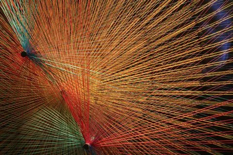 Colored thread Stock Photos