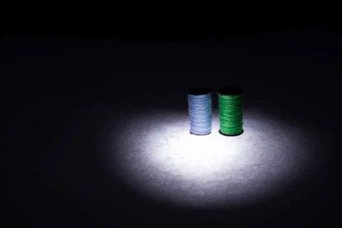 Colored threads Stock Photos