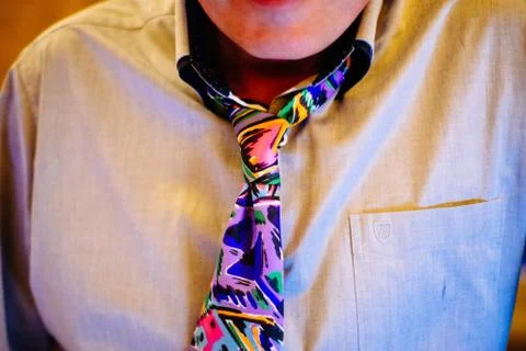 Colored tie Stock Photos