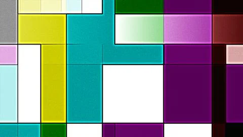 Colored Tile Abstract Background Stock Illustration