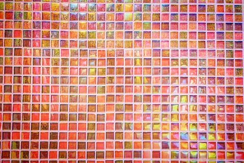 Colored tiles background Stock Photos
