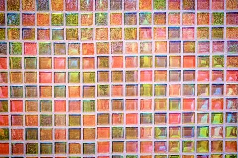 Colored tiles background Stock Photos