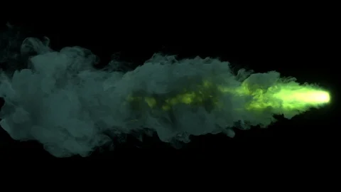 Colored torch fire with sparks and smoke. Stock Footage 101343109