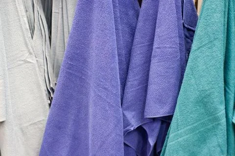 Colored towel Stock Photos