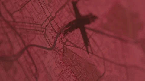 Colored treasure maps with hand written marks Stock Footage 88158615