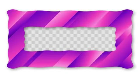 Colored Trendy Gradient Frame. 스톡 일러스트