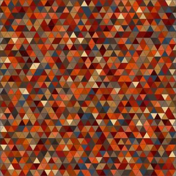 Colored triangle seamless pattern background Stock Illustration