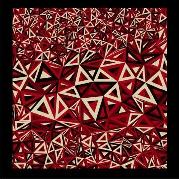 Colored triangles Stock Illustration