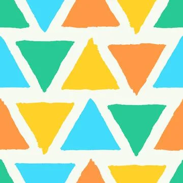 Colored triangles Illustrazione stock