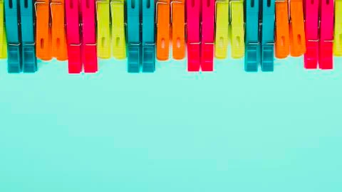 Colored tweezers. Foto stock