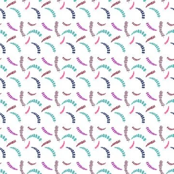 Colored twigs Stock Illustration