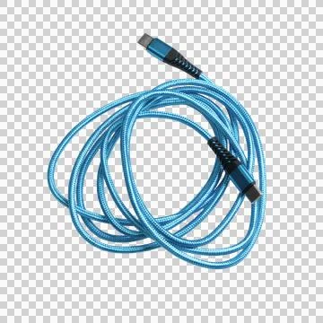 A colored USB cable Stock Photos
