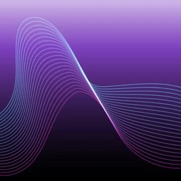 Colored vector lines Stock Illustration