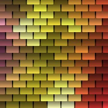 Colored Vector Shingles Background Stock Illustration