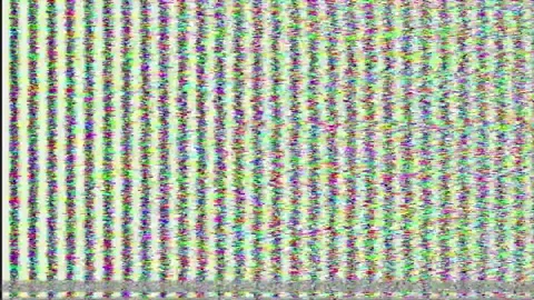 Colored vertical glitch stripes are accentuated by a gray horizontal stripe Stock Footage 150113474