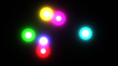 Colored VJ footage, background texture (Flying balls) Stock Footage 112741055