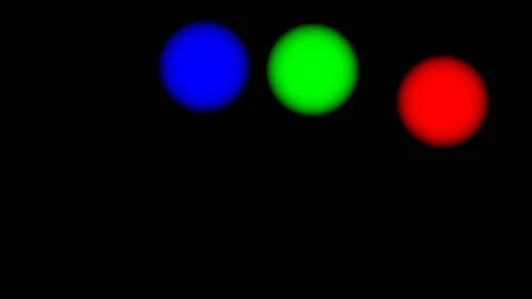 Colored VJ footage, background texture (Flying balls) Stock Footage 112741086