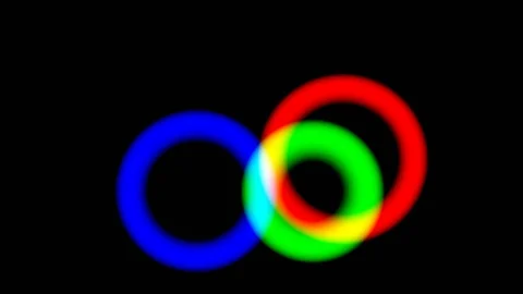 Colored VJ footage, background texture (Circles) Stock Footage 112741133