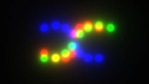 Colored VJ footage, background texture (Flying balls) Stock Footage 112741143