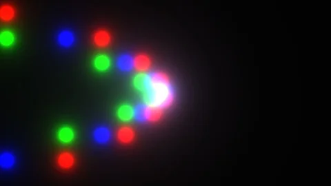 Colored VJ footage, background texture (Flying balls) Stock Footage 112741149