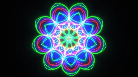 Colored VJ footage, background texture (Abstract) Stock Footage 112807028