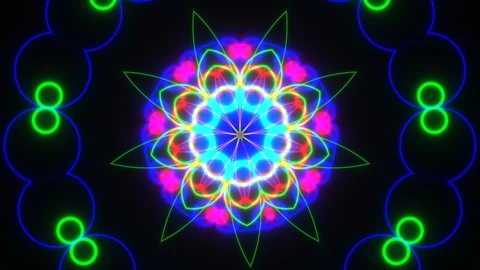 Colored VJ footage, background texture (Abstract) Stock Footage 112807370